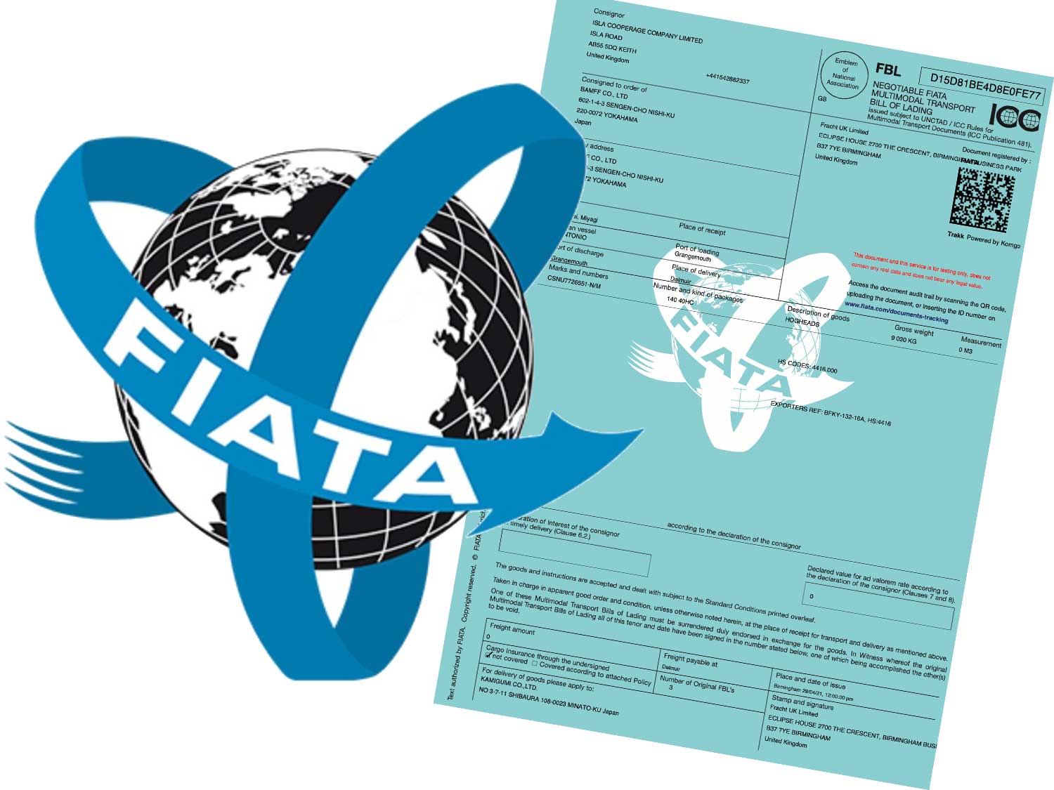 Metro successfully test new eBL with FIATA