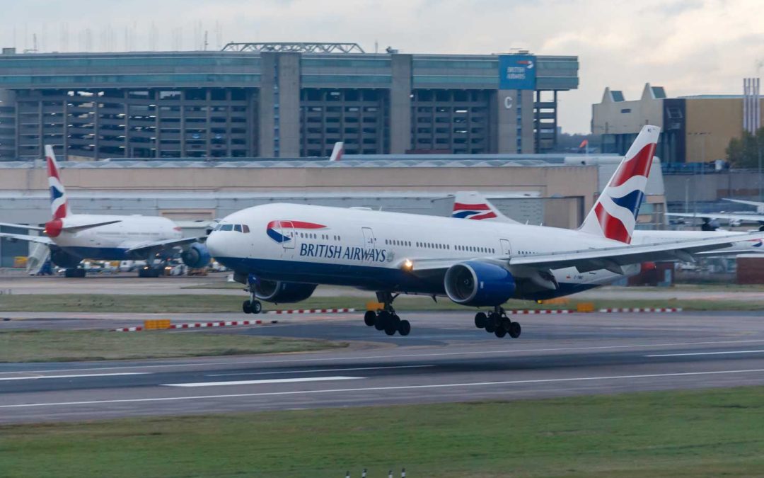LHR BA landing