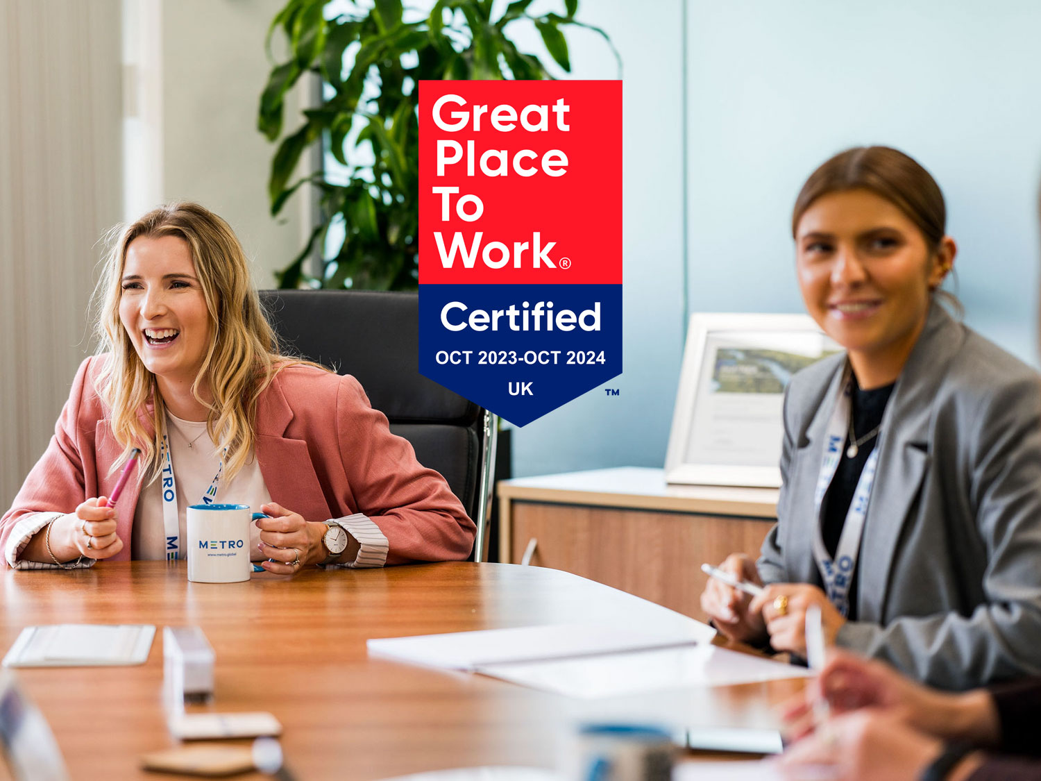 Metro is a certified Great Place to Work
