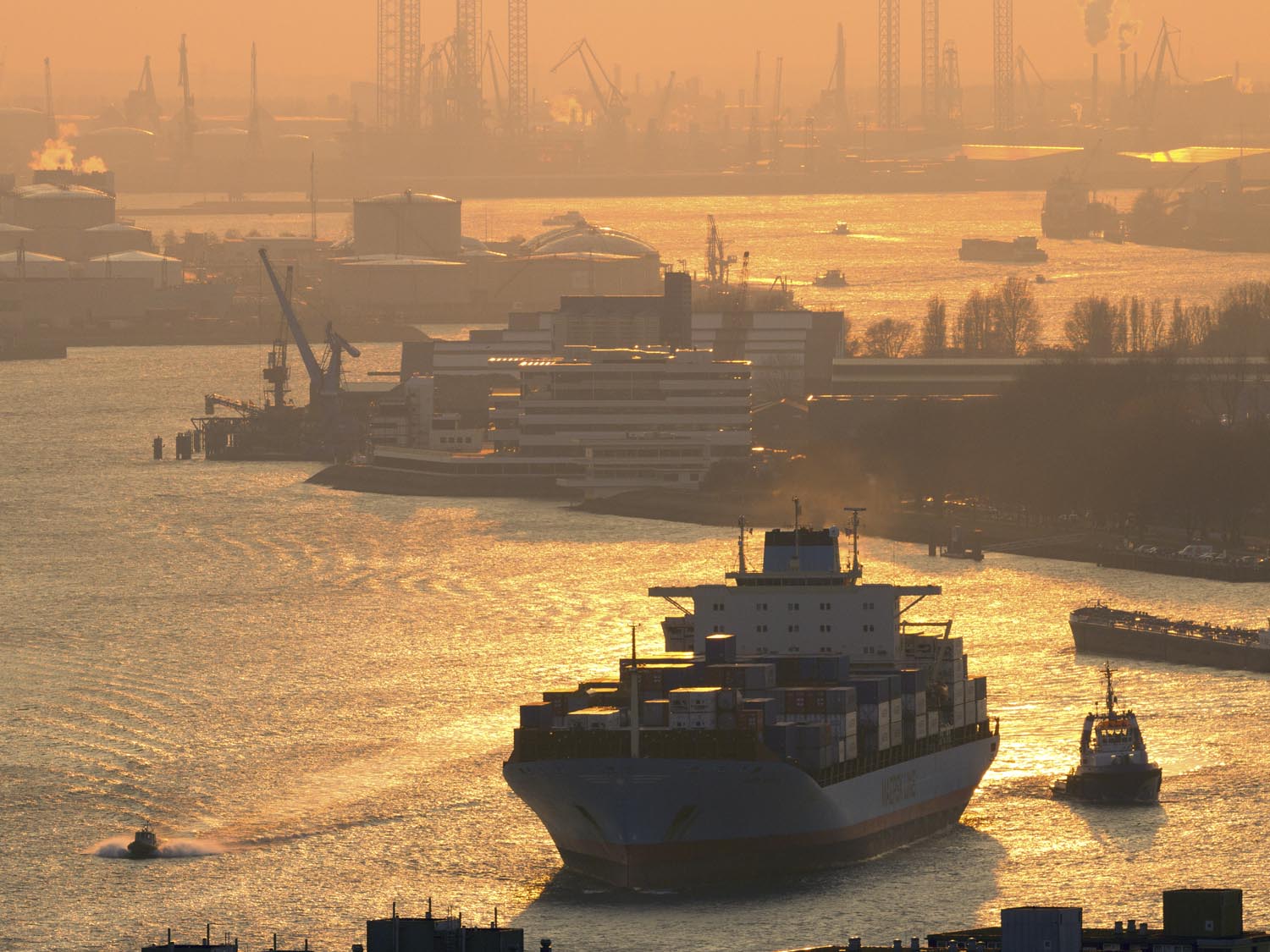 Rotterdam sunset
