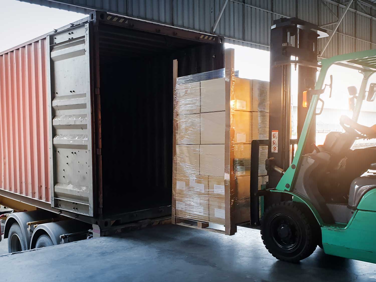 container loading