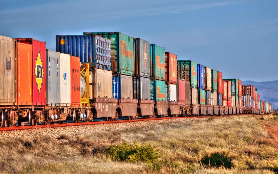 double stack container train